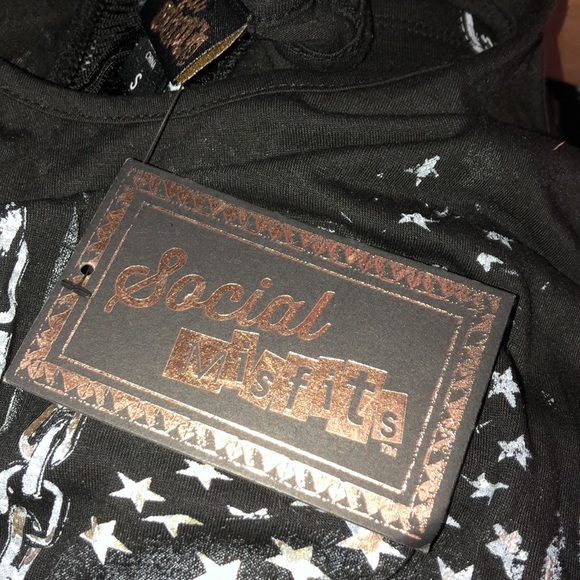 Social Misfits Womens Tank Top New With Tags Size Small - Picture 2 of 2